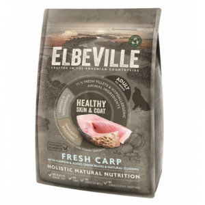 ELBEVILLE DOG SKIN & COAT FRESH CARP sausā suņu barība Karpa 4kg